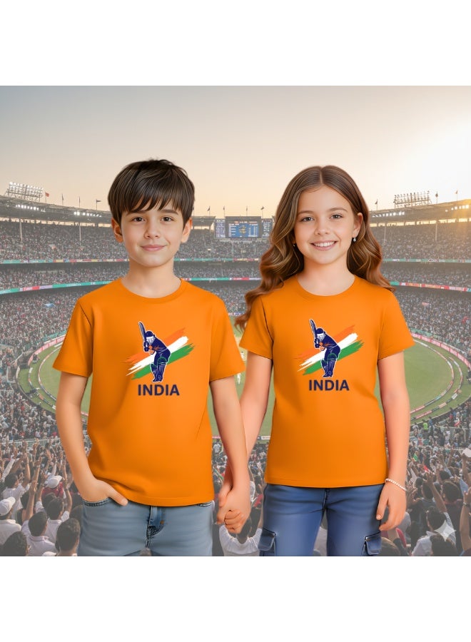 India Cricket World Fans Tshirts Supporting The India Jersey Tshirts For Men,Women ,Kids To Win The Cup - Image 4